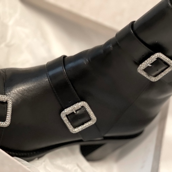 Jimmy Choo: Hank 65 boots : Black - Picture 1 of 14